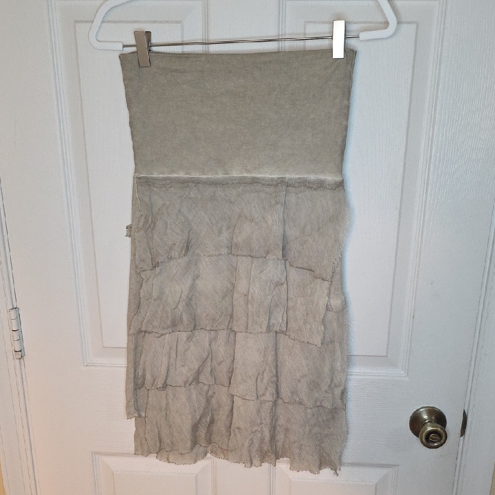 Gray Layered Skirt